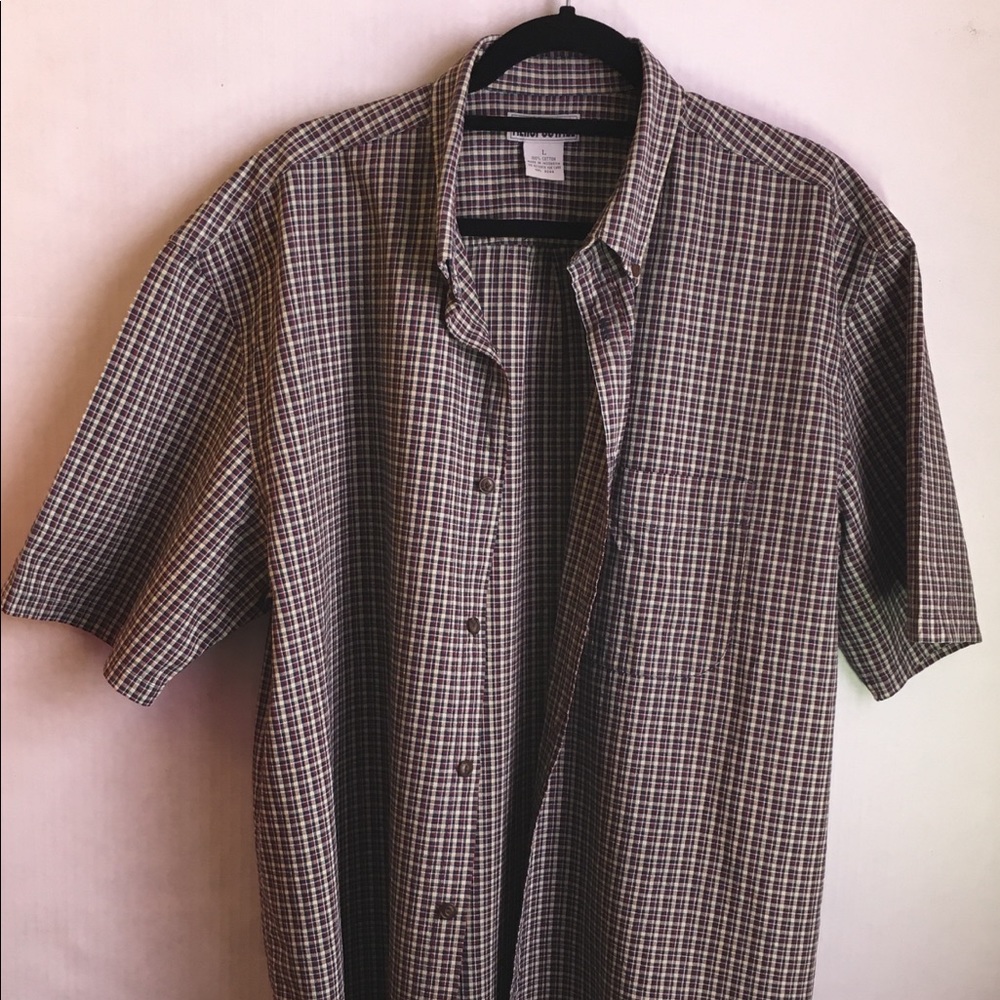 Aeropostale Men’s Plaid Shirt, Size‎ Large